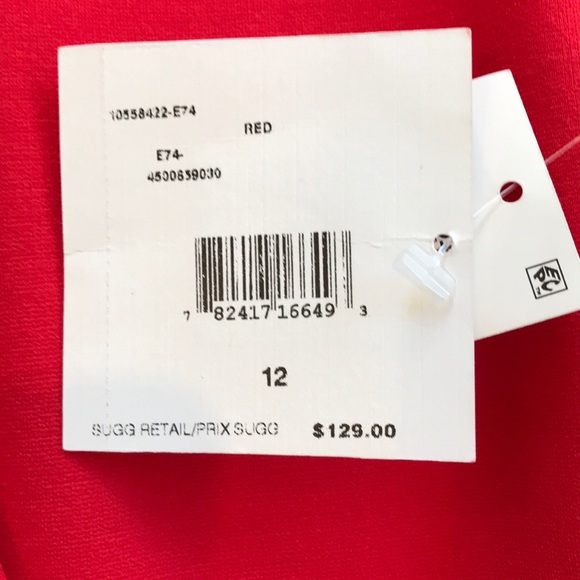 Red Ann Taylor dress - Picture 5 of 6